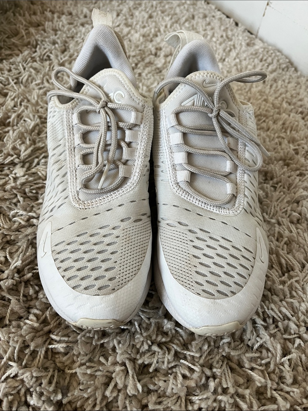 Nike Cream/White Casual Sneakers